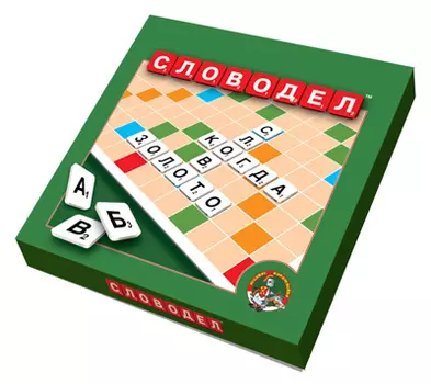 Игра настольная "Словодел" 23х23х2см