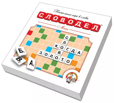 Игра настольная "Словодел Мини" 20х20х2см