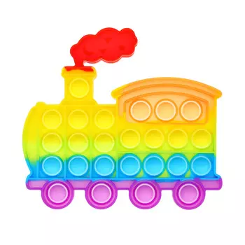 ИГРОЛЕНД Антистресс-головоломка POPIT, ПВХ, 12х12см, 4 дизайна