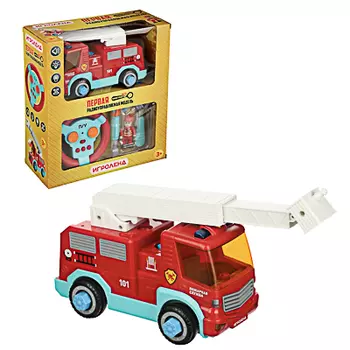 ИГРОЛЕНД Авто-конструктор "Первая радиоуправляемая модель", свет, звук, 5АА, пласт., 24,6х28х11,2см
