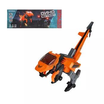 ИГРОЛЕНД Дино-вертолет, деформация, свет, звук, 3хАА, движение, ABS, 37x13x11,5см