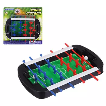 ИГРОЛЕНД Игра настольная мини "Футбол", пластик, 26х25х3см