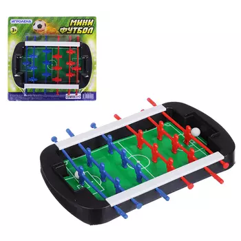 ИГРОЛЕНД Игра настольная мини "Футбол", пластик, 26х25х3см