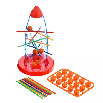 ИГРОЛЕНД Игра настольная "Морской бой", логическая, "Падающие шары", пластик, 20х14,5х4,5см