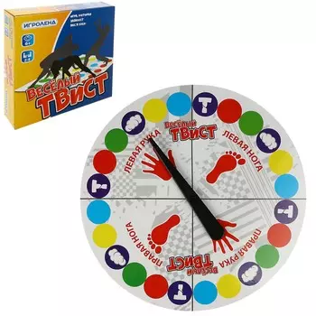 ИГРОЛЕНД Игра настольная "Веселый твист", PP, 26,5х26,5х5,5см
