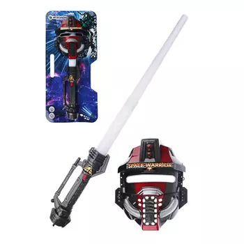 ИГРОЛЕНД Игровой набор "Оружие космического война": меч, маска, ABS, 27,5х58х6см, 2 дизайна
