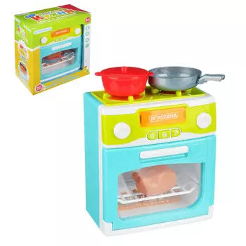 ИГРОЛЕНД Игрушка быт.техника: плита 3хАА /микроволновка 2хАА, свет,звук, 2-4 пр., ABS, 26х13х22см