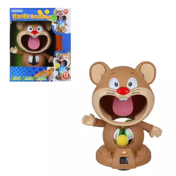 ИГРОЛЕНД Игрушка Попади в питомца, 12 шариков, 3хАА, ABS, EVA, свет, звук, движение, 26х31х16,3см