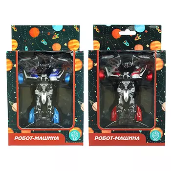 ИГРОЛЕНД Игрушка в виде Робота-машины трансформирующегося, металл, пластик, 12х2х5см, 2 дизайна
