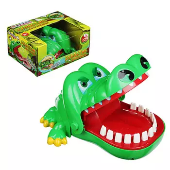 ИГРОЛЕНД Игрушка "Зубастик. Береги пальцы", пластик, 15,5х12,5х8см