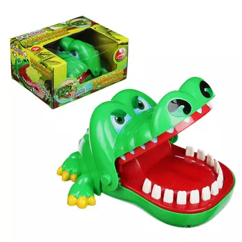 ИГРОЛЕНД Игрушка "Зубастик. Береги пальцы", пластик, 15,5х12,5х8см