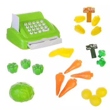 ИГРОЛЕНД Кассовый аппарат с аксессуарами, свет/звук, пластик, 26х13х12см