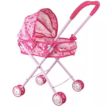 ИГРОЛЕНД Коляска люлька складная, ABS, сталь, полиэстер, 28х54х48см