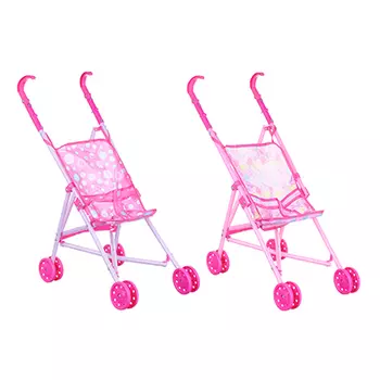 ИГРОЛЕНД Коляска-трость с подсветкой, пластик, 6хAG13, 20х37х5см