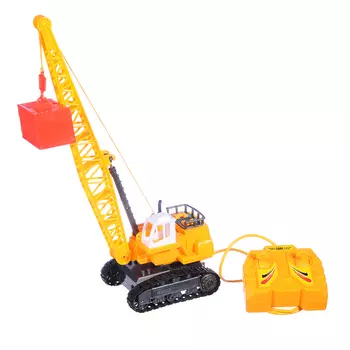 ИГРОЛЕНД Кран подъемный на проводном пульте управления, движение, 3хАА, ABS, 13х35х10см