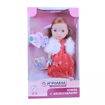 ИГРОЛЕНД Кукла с аксессуарами, 24см, пластик, полиэстер