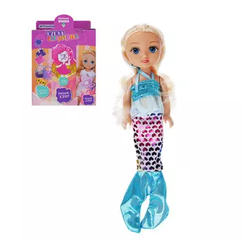 ИГРОЛЕНД Кукла-сюрприз с аксессуарами, 15см, 5пр., ABS, ПВХ, текстиль, 17х24х7,5см, 7 дизайнов