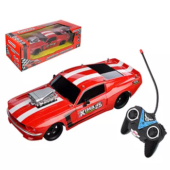 ИГРОЛЕНД Машина радиоуправляемая "Двойное ускорение", АКБ, ЗУ, ABS, 37х15,7х13,4см