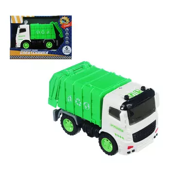 ИГРОЛЕНД Машинка "Спец.техника", свет, звук, инерция, AB, 3xAG13, 15х7,5х9см, 6 дизайнов