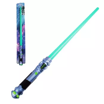 ИГРОЛЕНД Меч световой "Герои галактики", свет, звук, пластик, 4,5х75,45х4,5см