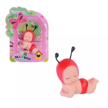 ИГРОЛЕНД Мини фигурки спящих малышей, ПВХ, 5х10х3,5см, 6 дизайнов