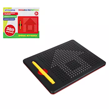 ИГРОЛЕНД Мозаика магнитная, пластик, 18х22х1,8см