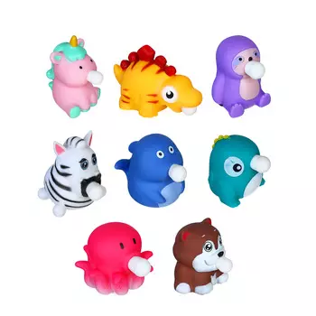 ИГРОЛЕНД Мялка надувалка "Дутыши", резина, 6-9см, 8 дизайнов