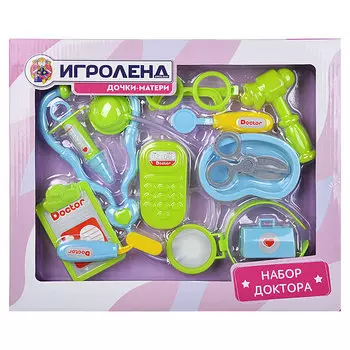 ИГРОЛЕНД Набор доктора, пластик, 35х29х4см, 200058367