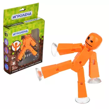 ИГРОЛЕНД Набор игровой "Мир Квадратов", анимация, фигурка, пластик, 15,7х10,5х2,7см, 2-4 цвета