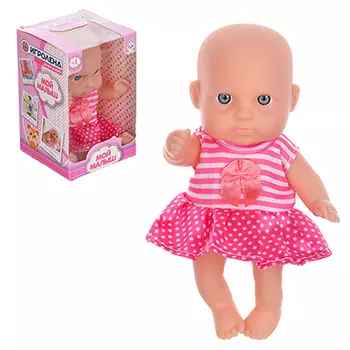 ИГРОЛЕНД Пупс 12см, пластик, полиэстер, 9х13х6см