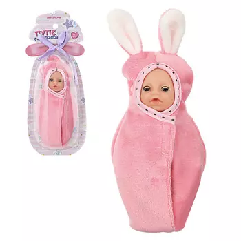 ИГРОЛЕНД Пупс с бутылочкой, h17см, АБС, полиэстер, 29,5х12х5см, 6 дизайнов
