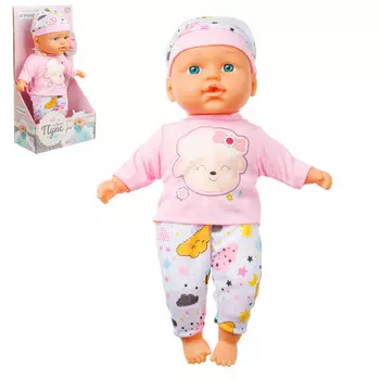 ИГРОЛЕНД Пупс со звуком, 30см, 3хAG13, винил, полиэстер, 17,5х33х9,5см