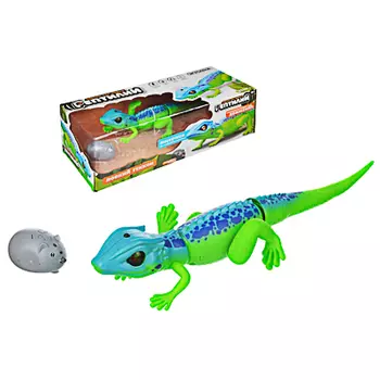 ИГРОЛЕНД Робот-ящерица "Ловкий Геккон" на пульте управления, свет, движение, 2АА+3LR44, 39х12,5х16см
