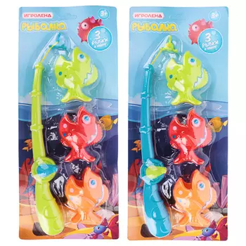 ИГРОЛЕНД Рыбалка, 4 пр., ABS, 17х40х5см