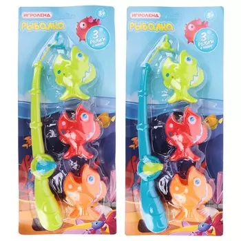 ИГРОЛЕНД Рыбалка, 4 пр., ABS, 17х40х5см
