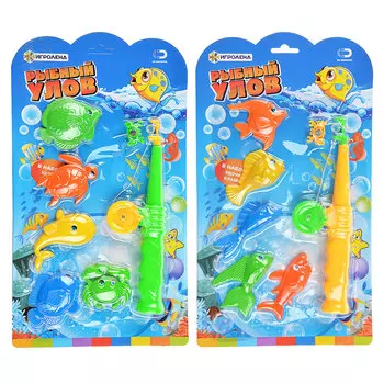 ИГРОЛЕНД Рыбалка магнитная, пластик, 30х20х2 см, 2 вида