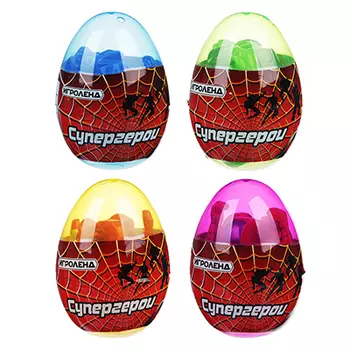 ИГРОЛЕНД Супергерои, пластик, 3,5х6,5х14см, 4 дизайна