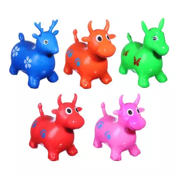 Игрушка-попрыгун "Животные", резина, 60x50x28см, 5 дизайнов