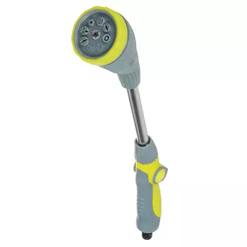 INBLOOM BY Пистолет-штанга садовый для полива, 8 режимов, регулировка давления, ABS+TPR+аллюм