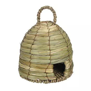 INBLOOM Домик для птиц из соломы, 24x20см