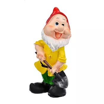 INBLOOM Фигурка садовая "Гном с лопатой", 21х11,5х8 см, полирезин