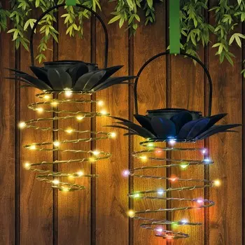 INBLOOM Фонарь на солн.батарее наглый фрукт, 16см, 24LED*шампань, 1.2V/80MA,1x1.2V Ni-MH AAA300mAh