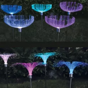 INBLOOM Фонарь Соцветие на солн.батарее 80см, IP65, мощность 2Вт, (120 ампер), 2 дизайна