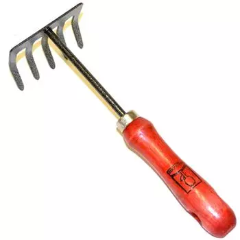INBLOOM Грабли 5-зубые садовые, дер ручка