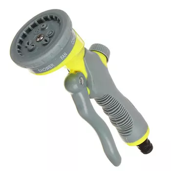INBLOOM Пистолет садовый для полива, 9 режимов, регулировка напора воды, ABS