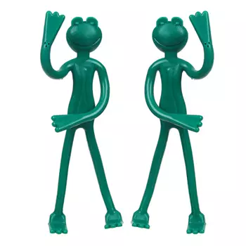 INBLOOM Подвязка для растений "Лягушка", металл, ПВХ, 2шт.