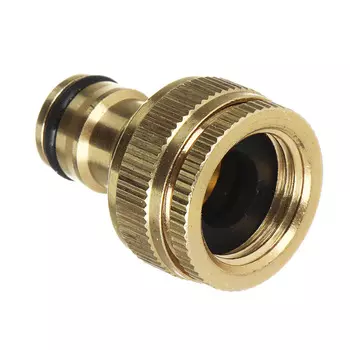 INBLOOM PROF+ Штуцер резьбовой для крана, с внутренней резьбой d3/4"-d1/2", латунь, MY-311