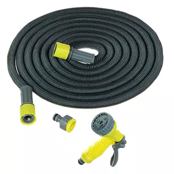 INBLOOM Шланг растягивающийся, 15м, ТПЭ, полиэстер, пластик