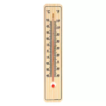 INBLOOM Термометр деревянный Классик малый, блистер, 20х4см