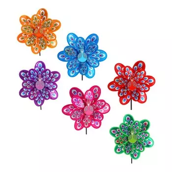 INBLOOM Ветряк садовый "Жар птица" d37, h72см, пластик